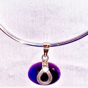 Amethyst the Stone of Positive Energy - Amethyst Cabochon Pendant